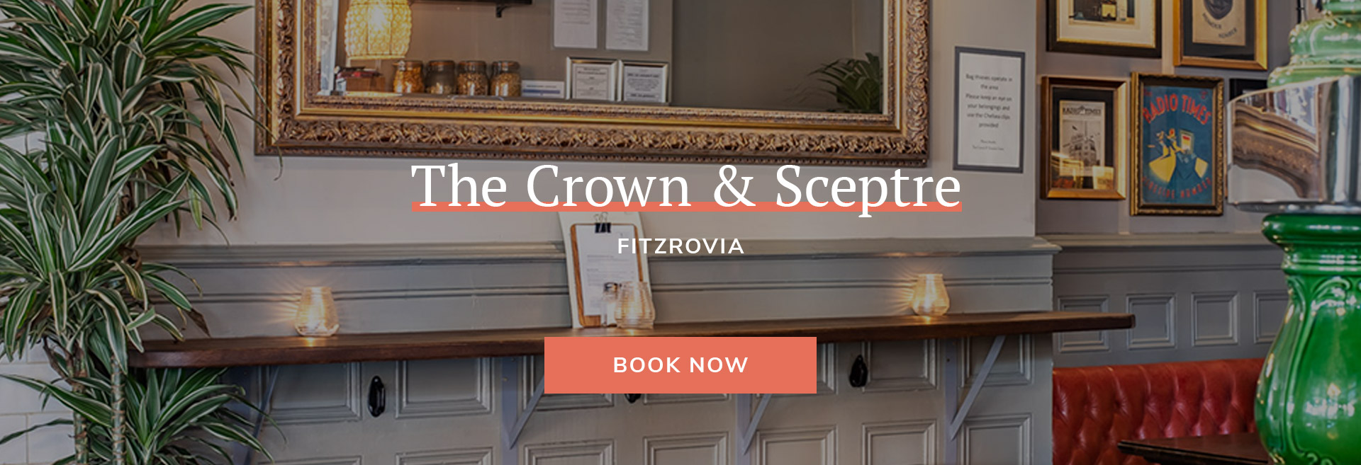 Join us at The Crown & Sceptre in London for delicious pub food